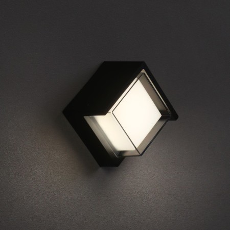 Facade lamp “City”, FSD-037, 5 W, 4000K, square, IP65, 220 V, plastic, black-3