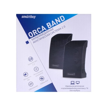 Computer speakers 2.0 Smartbuy Orca Band SBA-1000, 2x3W, black-2