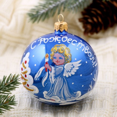 Ball "Christmas fairy tale" 8.5 cm mix