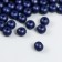 Beads for creativity tree "Blue" D-0.8 cm, set of 20 g