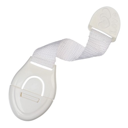 A set of locks for doors and boxes, fabric, universal, 18 cm, 4 pcs., White color, crumb I-7