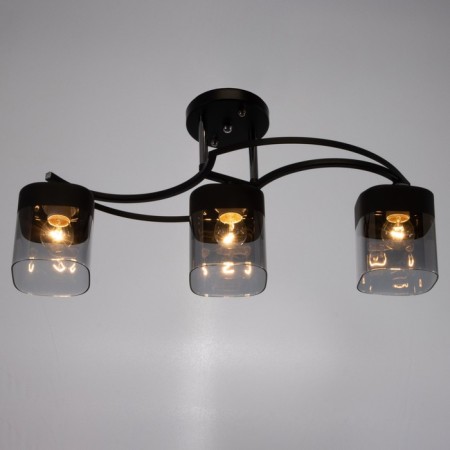 Chandelier 673142/3 E27 40W Black-Khrom 60x14x25.5 cm Bayerlux-1