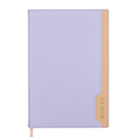 Dated 2025 diary, A5, 176 sheets of Escalada, a solid cover made of artificial leather, foil embossing, liesse, cream block 70 g/m2, lilac