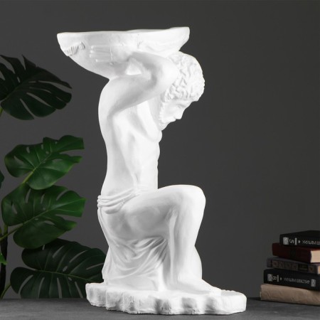 Figure with Kashpo "Titan" White, 4l / 40x70x42cm-2