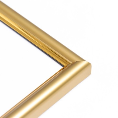 Photo frame plastic "Mira" 29.7x42 cm, (A3) gold (plastic screen)-2