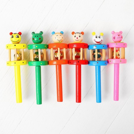 The rattle "Funny Zoo", with a bell inside, color mix