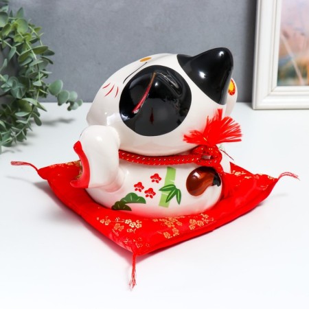 Souvenir stand ceramics "manei-nako with a sweatshirt" 22x17.5x18 cm-4