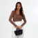 Bag Female Tout with zipper, black color