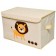 Storage box with a lid "Leo", 38x26x26 cm