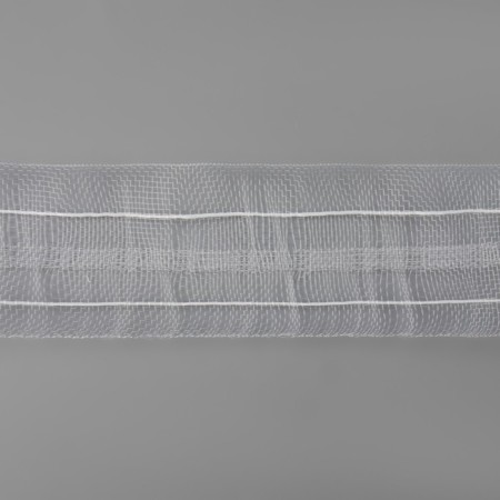 The curtain tape is classic, organza, 4 cm, 50 ± 1 m, white color-2
