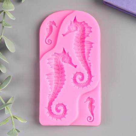 Mold Silicon "Sea skates" 4 items 1x12.5x6.5 cm