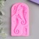 Mold Silicon "Sea skates" 4 items 1x12.5x6.5 cm