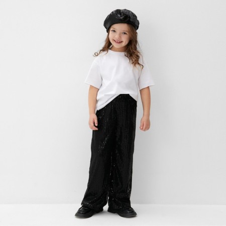 Pants from KAFTAN sequilo size 32 (110-116 cm), black-1