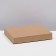 Box the team without printing a lid is a brown without a window 26 x 21.5 x 4 cm
