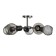 Chandelier 2718/5 E27 40W Black 58x58x28 cm Bayerlux