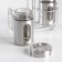 Set for glass spices on the stand "Style", 2 items: Solonka and Listen, 80 ml