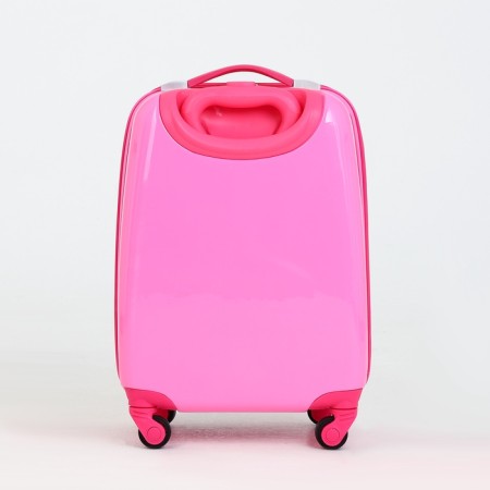 Small suitcase 18 "on a zipper, pink color-3
