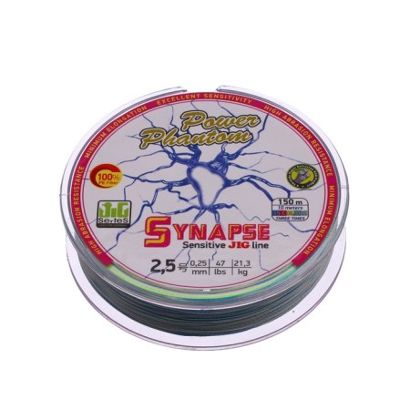 Power Phantom Synapse X4 PE, multicolor No. 2.5, diameter 0.25 mm, test 21.3 kg, 150 m