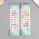 Sticker of rhinestones plastic "Crystals" MIX 26x7 cm
