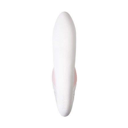 Satispyer Supernova vibrator, with a vacuum-wave stimulant, 16.9 cm, silicone, white color-9