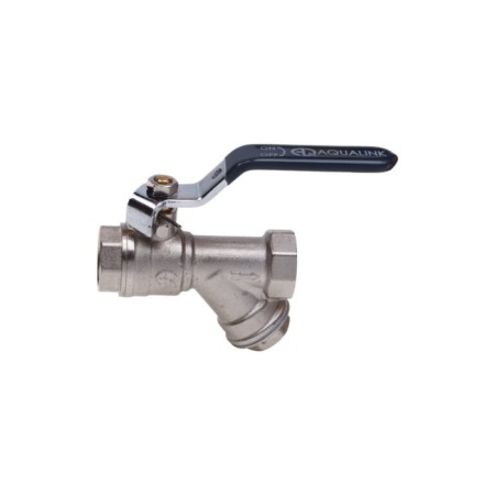 Ballic Aqualink, PN 30 tap, internal thread 1 ", oblique filter, handle, nickel.-2