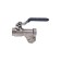 Ballic Aqualink, PN 30 tap, internal thread 1 ", oblique filter, handle, nickel.