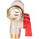 Collector Stout SMB 6210 341203, 1/2 ", 3 exits, with ball valves 3/4", red pens