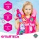 Inflatable vest for swimming, children's, puppy patrol, pink color