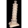 3D-model team wooden miracle-brown "Pisa Tower"