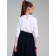 PlayTode Blouse for girls, height 164 cm, white color