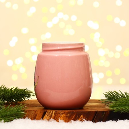 Ceramic mug “Everything will come true”, 450 ml, pink color-4