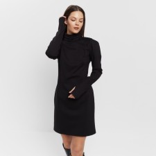 Women's dress (case) minku: Partydress color black, size 44