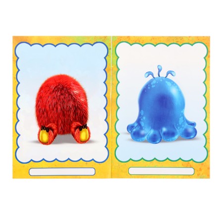 A book with stickers. Create your monster. Ragotunovich-1