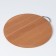 Doska is a pronounced premium "Round", with a met alternate pen, d = 25 cm, thickness 1.7 cm, beech