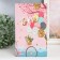 Safe Brush Todge to leatherette "Bicycle with balloons" 21x13x5 cm