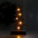 New Year's decor with backlight "New Year's spruce" 9 × 5 × 19 cm, white