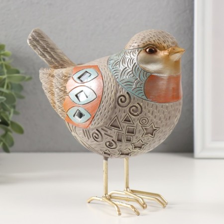 Polystone souvenir "Bright bird" 9x18x17.5 cm