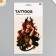 Tattoo on the body Color "Devil" 26.1x14.6 cm