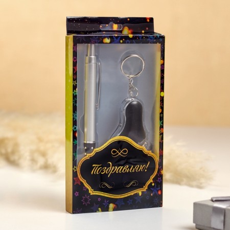 Gift set 2B1 (pen, flashlight in the shape of a foot)-4