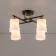 Lamp Citilux "Jerome" CL129245, 49x49x26 cm, 4x75W, E27, Black Color Black