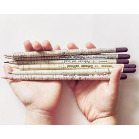 Growing gift pencils "Alpine meadows" set of 3 pcs. Black-6