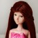 Hair for dolls "straight with pigtails" size is small, color 350