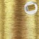 Metallized thread, 91 ± 1 m, gold color