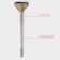 Window tester with telescopic aluminum handle and Dalyan's burning, 12 × 12 × 59 (89) cm, color mix