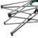 Folding chair with armrests and cup holder Palisad Camping, 60x60x110/92 cm