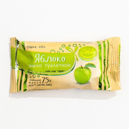 Soap toilet "apple", packed, 75 gr