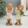 Souvenir Polystone "Angel -musician - Flowers game" MIX 3.5x4.5x9 cm