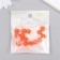 Busina silicone "Round" orange-red d = 0.9 cm