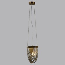Suspension Lumion. Ochre, 1x40W, E14, 1300x180x120 mm, brass color
