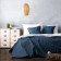 Set "Ibiza": a coverlet 230 x 250 cm, pillowcases 45 x 45 cm - 2 pcs, blue
